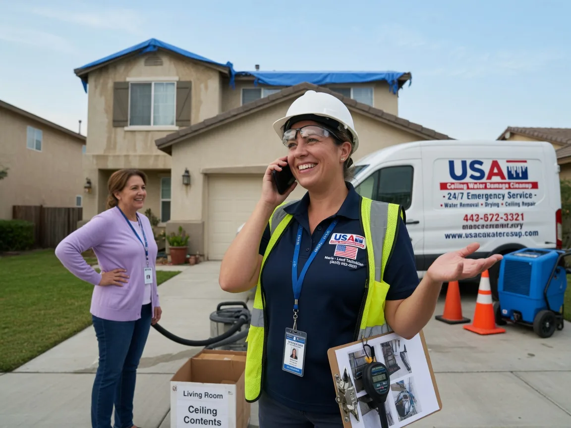 Ceiling Water Damage Restoration Okemah, OK FAQs